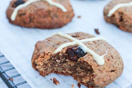 Vegan and Gluten Free Hot Cross Cookies