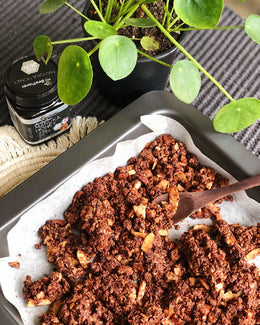 Choc peanut butter almond crunch granola