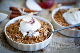 Cinnamon Spiced Apple Crumble