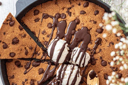 Keto burnt butter cookie skillet