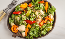 Low FODMAP Roasted Vegetable Buddha Bowl