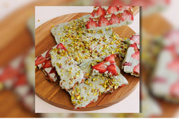 Super Greens strawberry yoghurt bark | Recipes